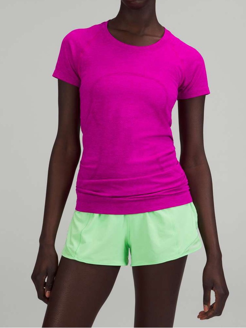 Magenta Purple Highlight Swiftly Tech Short Sleeve *Hip Length Lululemon - Picture 6 of 7